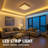 16.4ft Tunable White Led Tape Light Kit With Remote,