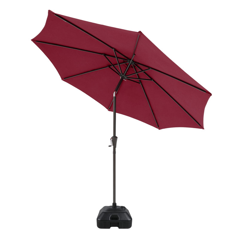 Parasol de marché octogonal 108 "Callan, Rouge