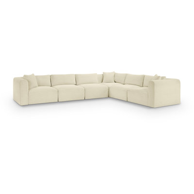 Canapé modulaire en L Carmean Performance