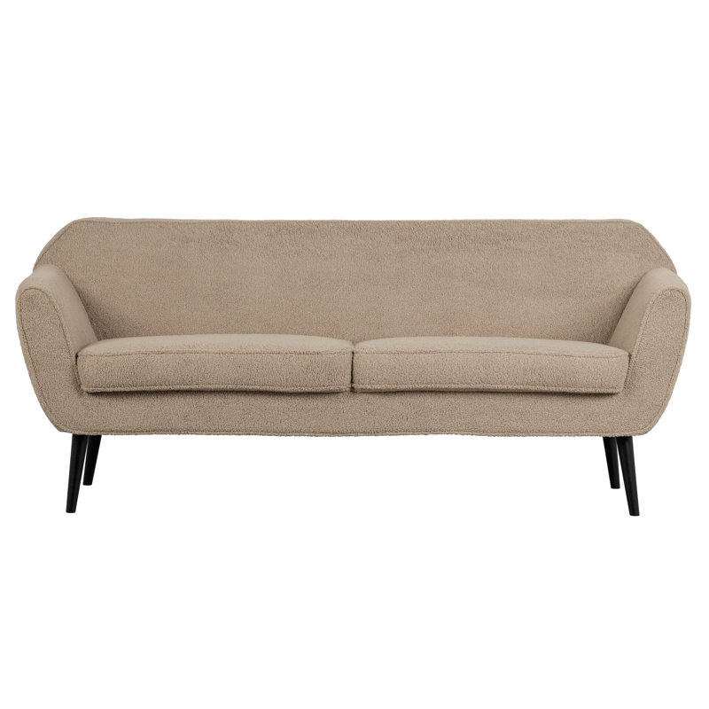 3 Seater Sofa, Teddy Sand, 75 cm H x 230 cm W x 82 cm D