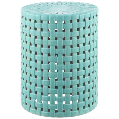Gonde Ceramic Accent Stool by Dovecove