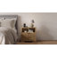 Table de chevet à 2 tiroirs avec station de recharge, table de chevet en bois cannelé de 60 cm (23,6 po) pour chambre ou salon-1360883617-1360582801