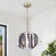 Quitman 1- Light 11.8'' W Dimmable Unique Smoky Glass Single Pendant ETL Certified