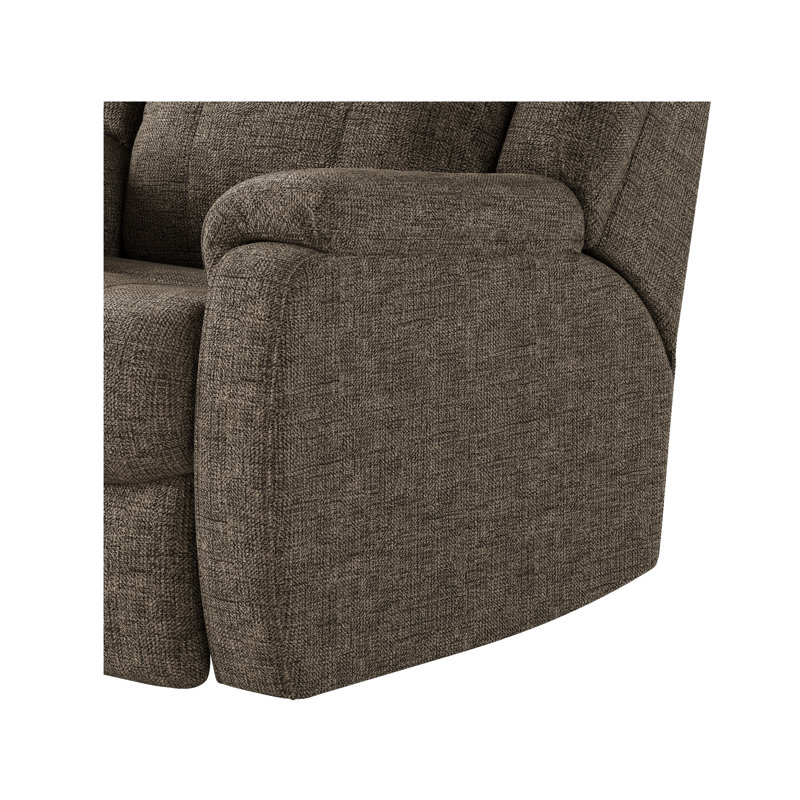 Hercules Dual Power Wall Recliner, Dark Brown Velvet