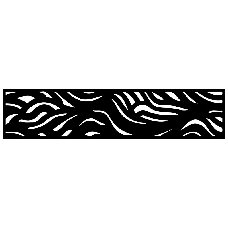 Panneau d'intimité 16 po x 72 po Waves