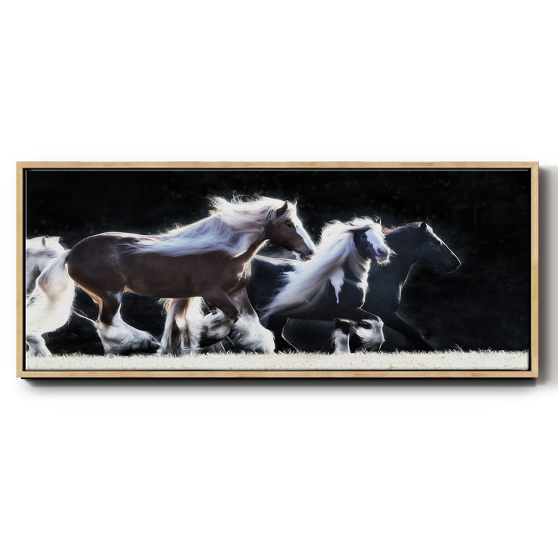 Horse Motion X- Framed Canvas