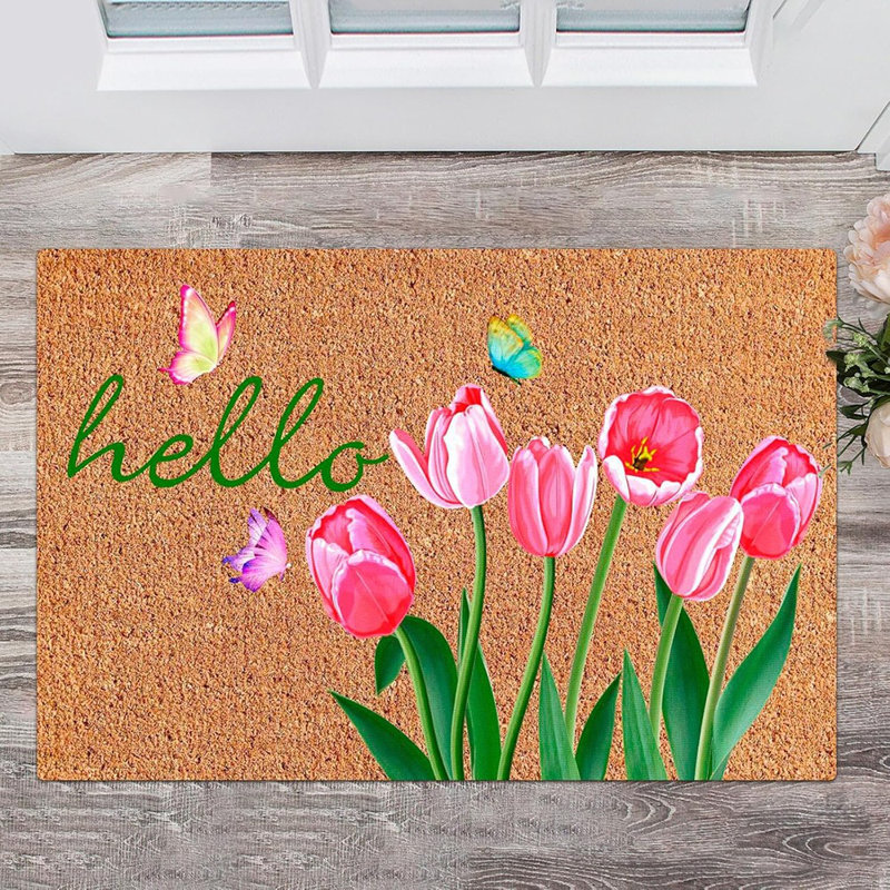 Paillasson Spring Welcome Coir