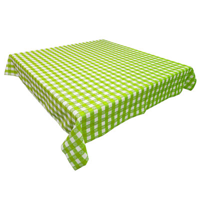 Poplin Tavern Gingham Checkered Polyester Tablecloths