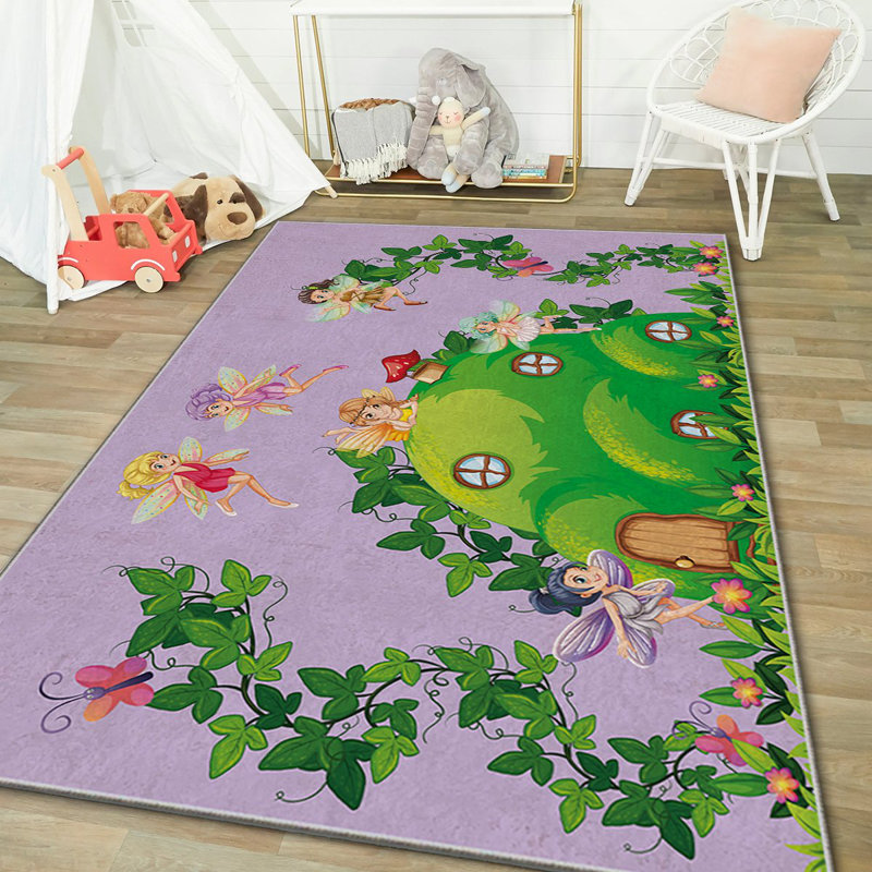 Tapis luxueux (2,6 x 4,6 pieds), 100% polyester, 740 g / m² | Tissu de velours doux, envers en feutre antidérapant, éponge stratifiée pour le confort | Antibactérien, lavable à la machine à 30 ° C | Élégante décoration intérieure
