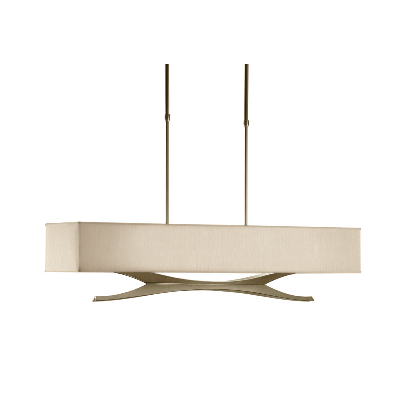 Moreau 4 - Light Kitchen Island Pendant, Flax, Soft Gold