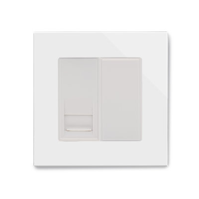 Crystal PG Telephone BT Master Socket White