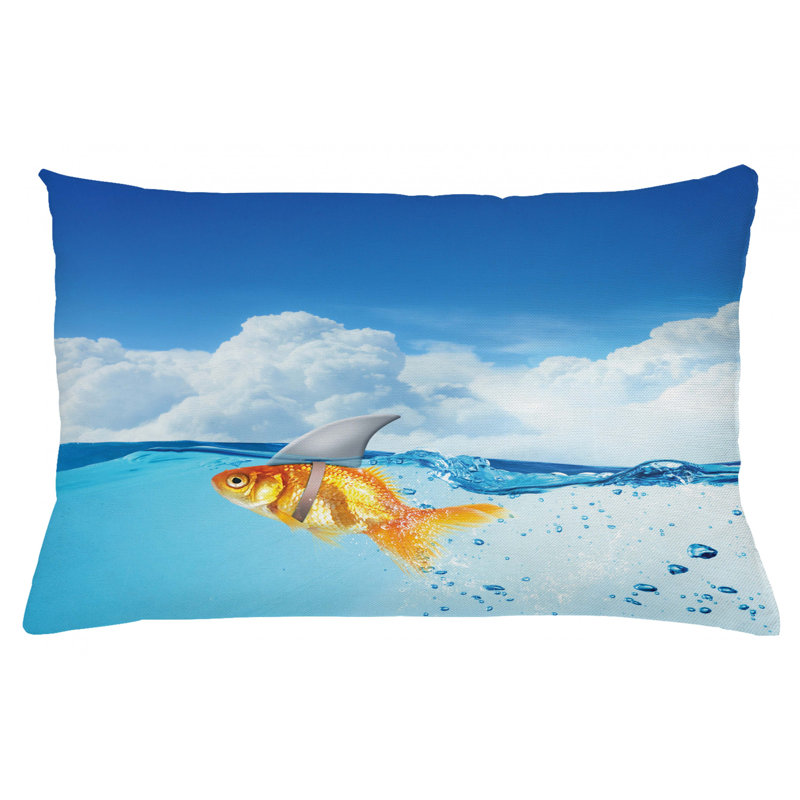 Housse de coussin lombaire intérieur/extérieur shark, 16 po x 26 po