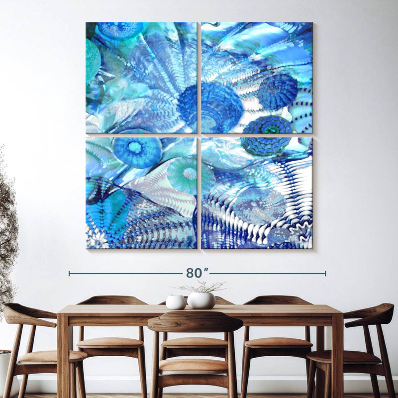 Underwater Perspective II, 74" H x 74" W