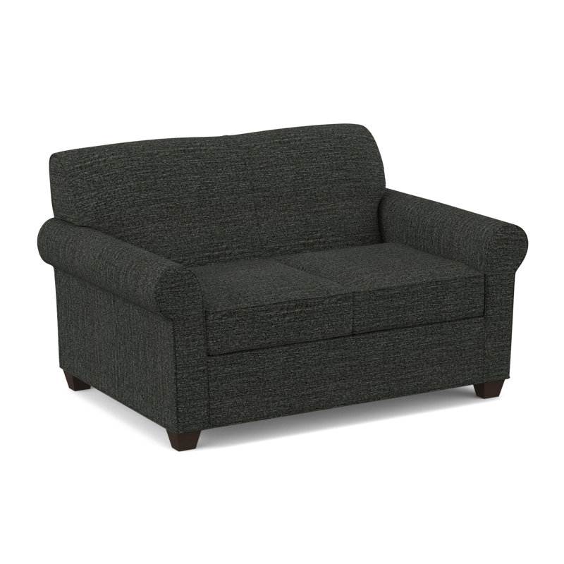 Finn 59" Rolled Arm Loveseat, Antic Pepper, Cafelle