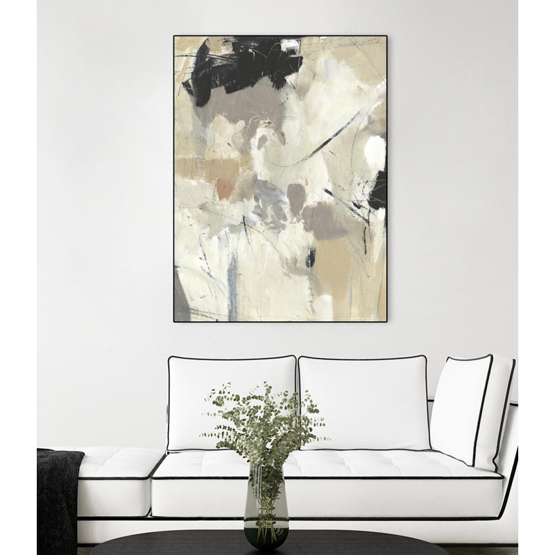 «Scattered Remnants I», toile encadrée par Giant Art, H 24 po x l 18 po