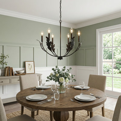 6-Light Dimmable Classic / Traditional Chandelier