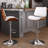 Xzayden Swivel Upholstered Adjustable Height Counter Stool,Bar Stool with Metal Frame-346393016-349276191