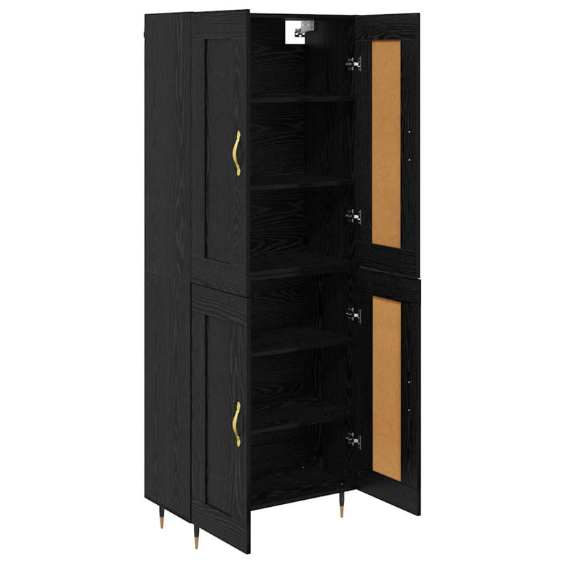 69.5cm Sideboard, Black Oak