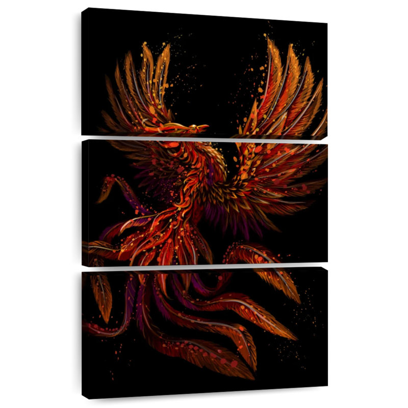 Brampt Mystical Phoenix, 32" H x 20" W
