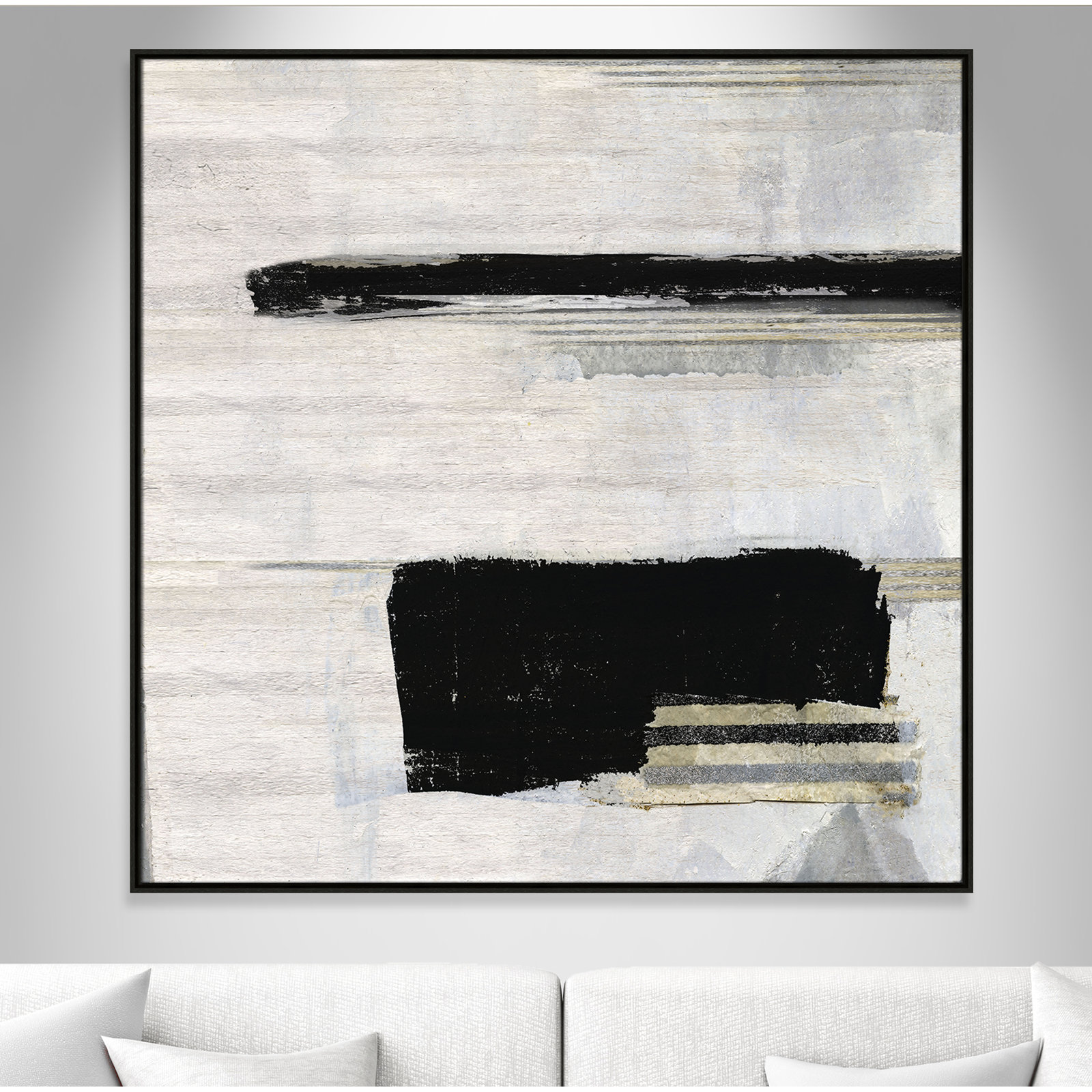 La Bande II Print by Sally Swatland, Espresso, 46.5" H x 46.5" W
