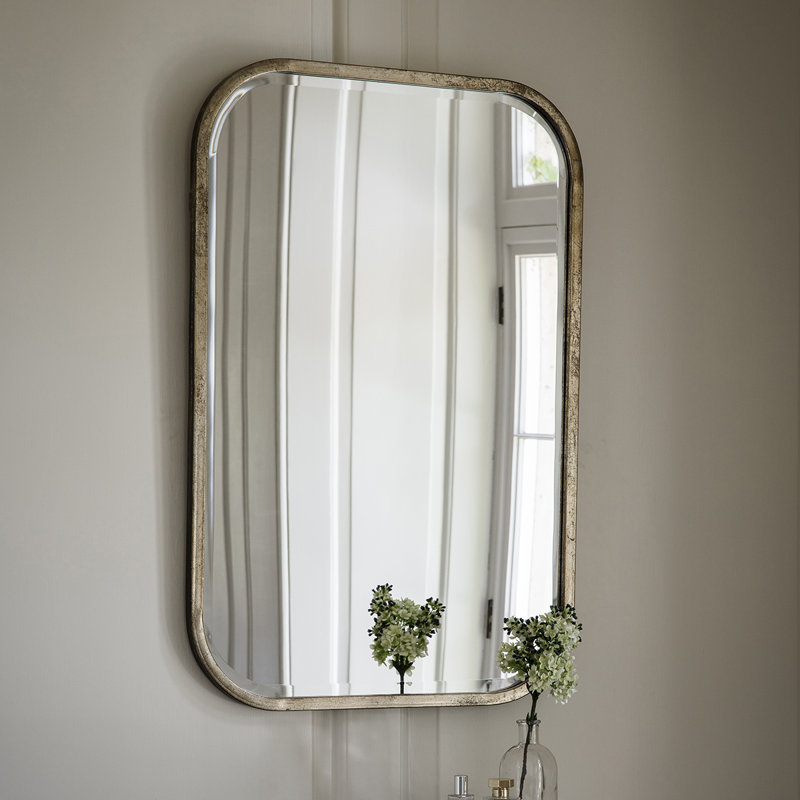 Melendy Metal Flat Wall Mirror