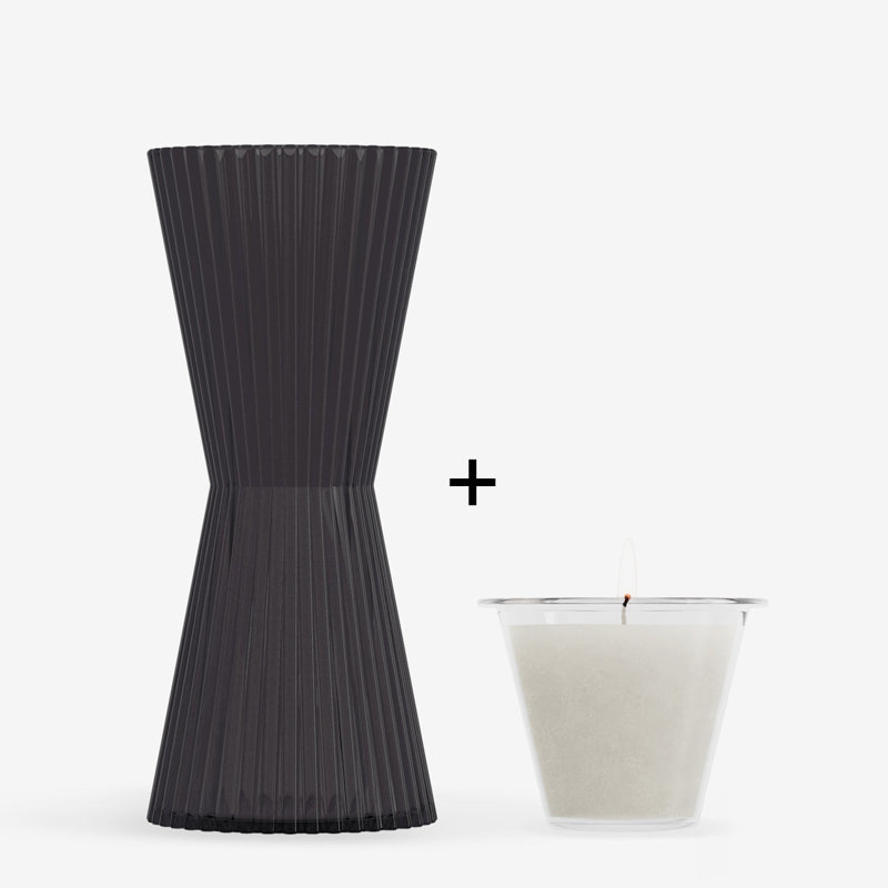 Bougie AIZ - cèdre et cerise noire, Gris anthracite