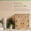 Ensemble de 2 buffets en bois naturel avec tiroirs et portes mixtes