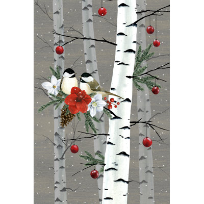 Birch Birds Collection B by Grace Popp - Graphic Art Print