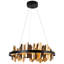 Highclere 1- Light 23.5" LED Brass Cylinder Drum Dining Room Chandelier