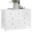 Commode 7 tiroirs Modern White-1356559269