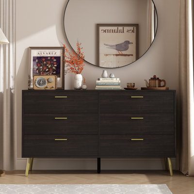 6 Drawer Double Dresser