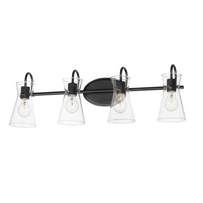 Éclairage pour meuble-lavabo à 4 lumières à intensité variable Maia