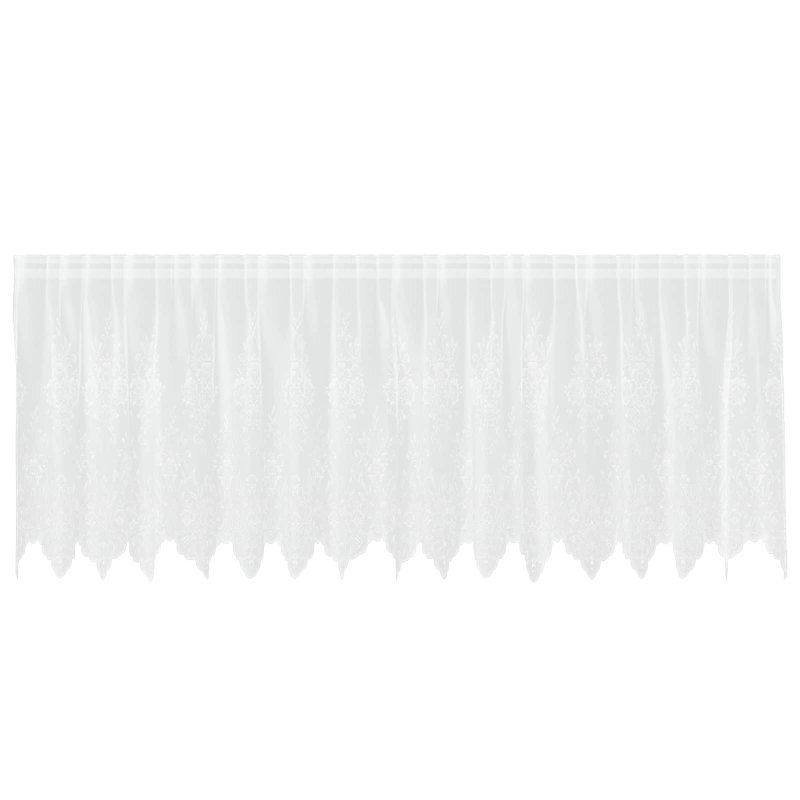 Semi Sheer Curtain Single Panel, 100cm Height x 400cm Width 
