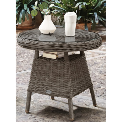 Crato Round 60Cm L Side Table