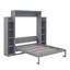 Grand lit escamotable avec tablettes et DEL-600736082
