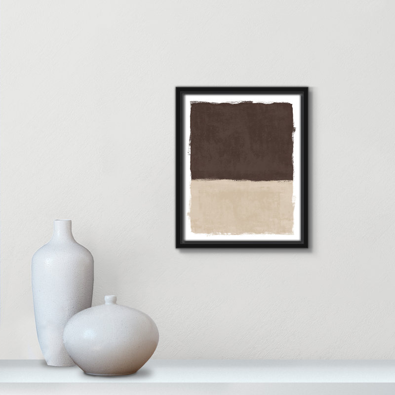 «Brownie Sundae I Print» par Natalie Carpentieri, L 9,5 po x H 11,5 po, Cadre flottant noir