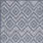 Foundry Select Versatile Diamond Denim Blue Indoor/Outdoor Area Rug-1786654797