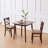 Emalie 29.5" Solid Wood Modern Square Dining Table-88972603