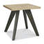 Dipasquale Solid Wood Cross Legs End Table