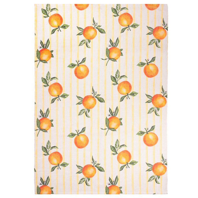 Fruits Striped 120cm X 170cm Area Rug