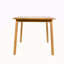 Table de salle à manger d'extérieur en bois d'acacia de L 67 po