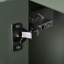 Meuble-lavabo de 24 pouces avec lavabo en céramique, 1 porte à fermeture en douceur, 2 tiroirs à fermeture en douceur et 2 supports de rangement-1450041413