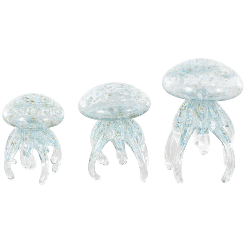 Sculpture Cole and Gray en verre texturé Sea Life