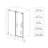  Frameless Shower Door, Sliding Shower Door, With  5/16"(8Mm)Thick Tempered Glass Shower Enclosure-120178872