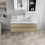 Meuble-lavabo mural moderne pour salle de bain-349795662