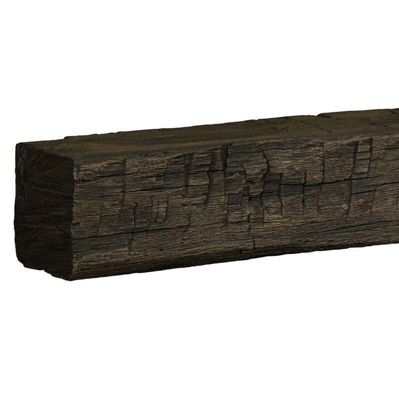 Tavern Non-combustible Reclaimed Pine Shelf, 72", Toasted Rye