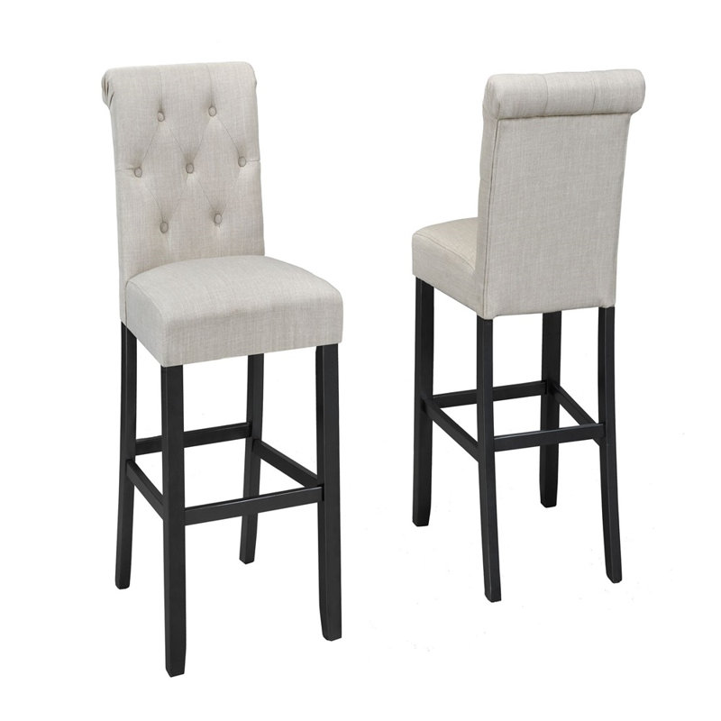 Tabouret de comptoir 25 po Braunstein, Beige