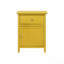 Table de chevet jaune vibrante-1110151640
