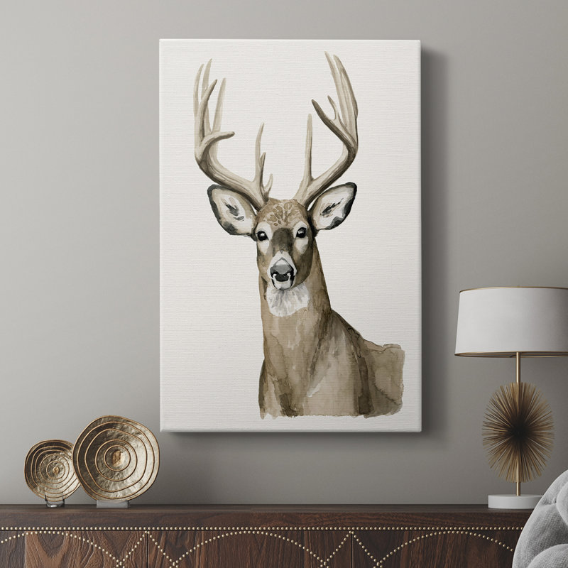 Handsome Whitetail I -Custom Wrapped Gallery Cavas