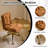 24" W Swivel Upholstered PU Office Chair-1377498470